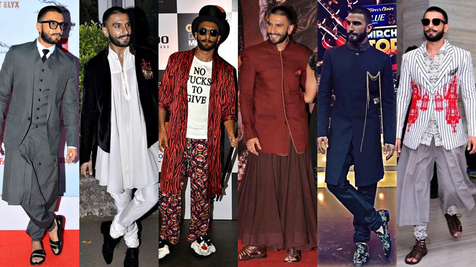 A Peek into Ranveer Singh's Bizarre & Wacky Outfits - Guys World