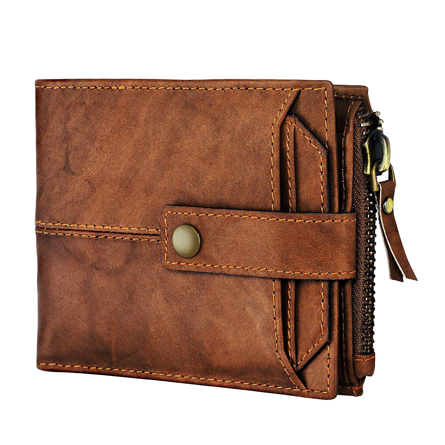 genuine leather travel wallet