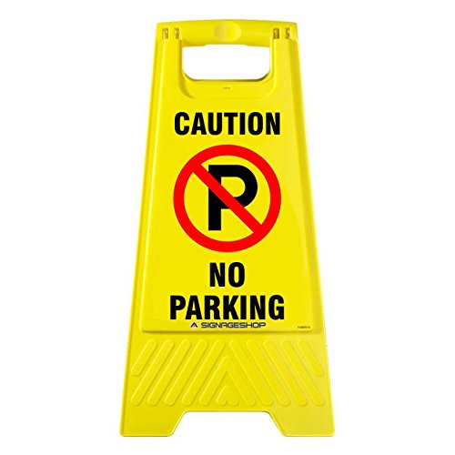 Caution No Parking Sign Stand
